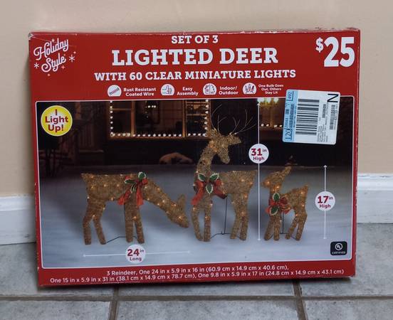 New lighted Christmas decorations 1