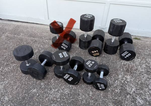 Urethane dumbbells commercial 1
