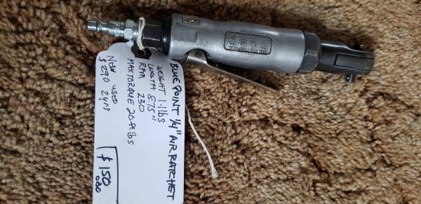 Air Ratchet Blue Point 1/4" 1
