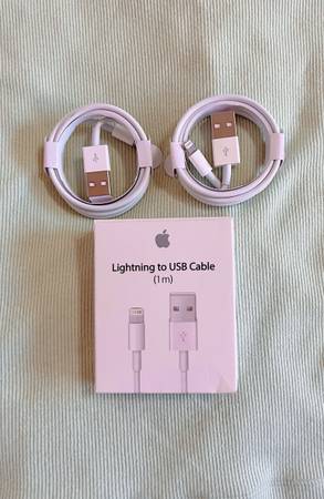 (2) New Apple Lightning USB Cable Charger 1