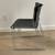 Vintage Wire Base Stackable Chair with Charcoal Gray Shell 2 thumbnail