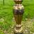 Pair of 2 Embossed Antique Regency Brass Floor Lamps 58” Tall 8 thumbnail