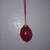 Ruby Red Heavy Glass Ornament 1 thumbnail