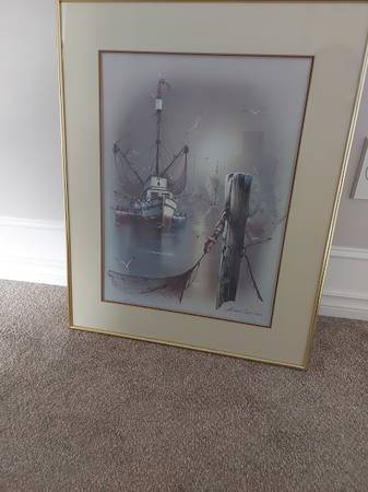Steveston Fishboat Painting 1