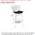 Modern Glass Bar Table + Chrome Wire Chairs Set – Stylish & Sturdy 3 thumbnail