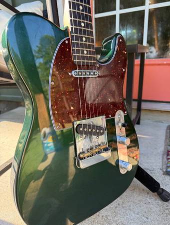 2024 Fender Players Series II Telecaster (British Racing Green) with upgrades! - $550 (Little Rock)63471307534465121