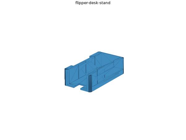 Flipper desk kit (stand+caddy+bumpers) — made to order 1