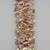 Beaded Bracelet with Button Closure/Pink/Peach/Gold/Clear Tones/up to 9 thumbnail