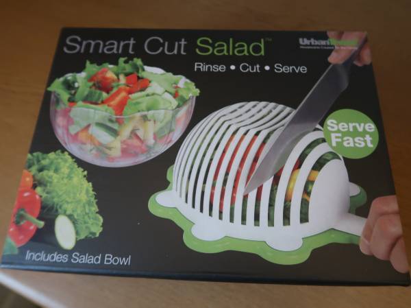 Smart Cut Salad Prep Strainer and Bowl - New 1