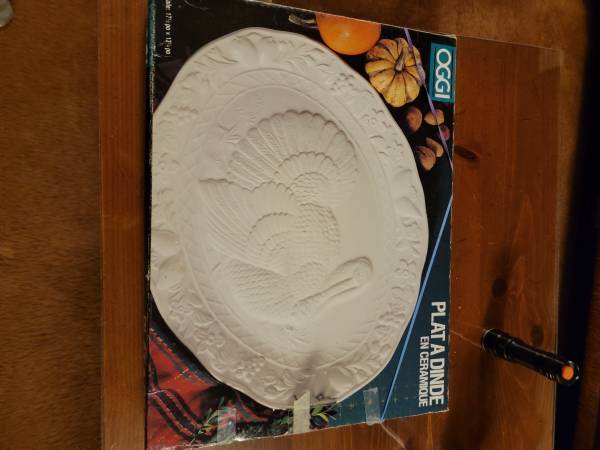 Plate A Dinde old China brand new 1