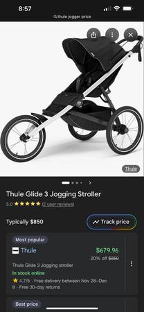 Thule Jogging Stroller 1