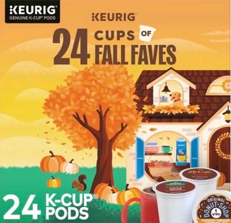 Fall Autumn Limited-Edition Keurig K-Cups 48 ct. in original shipping box 10/25 1