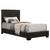 TWIN Conner upholstered dark brown leatherette bed NEW by Coaster 1 thumbnail