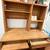 Solid Oak Desk with Removeable Hutch 2 thumbnail