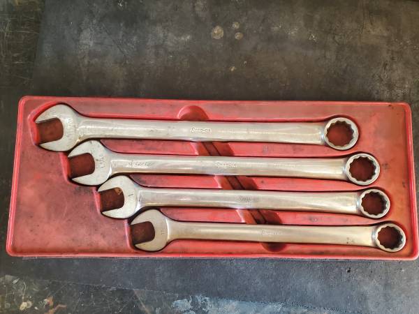 Snap-On 4 Large Combination Wrench Set 1