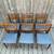 6 Mid Century Walnut Dining Chairs 4 thumbnail