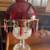 Antique Nu-Type Model B Aladdin Drape  Oil Lamp w/ Ruby Glass Shade 5 thumbnail