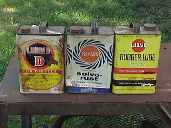 Vintage Metal Cans 1