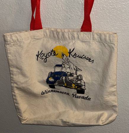 Vtg Winnemucca Nevada Car Club Tote Shoulder Bag 1
