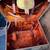 Vintage Antique Leather Chest Luggage Suitcase 2 thumbnail