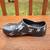 Birki's Black Rubber Clogs With Silver Skulls & Crossbones - L4 (35 25) 14 thumbnail