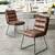 BLACK FRIDAY SALE! Homy Casa · Steffen  Dining Chairs 2pcs, Brown 1 thumbnail