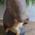 Big Sky Carvers Wood Raccoon with Fish 3 thumbnail