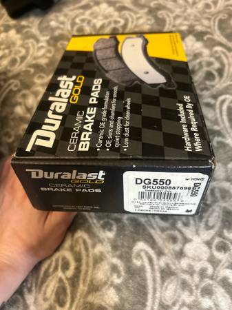 Duralast Ceramic Front Brake Pads DG550 1