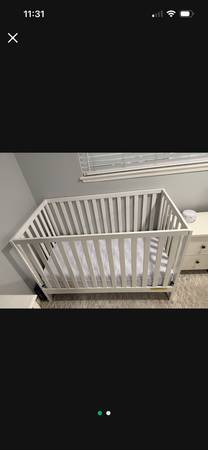 Crib and Naturepedic mattress 1