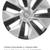 Tesla Model 3, Y Gemini OEM Hubcap/Wheelcover 19 Inch (4 qty) 2 thumbnail
