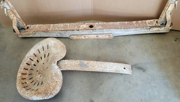 Wagon Axle and Tractor Seat 1