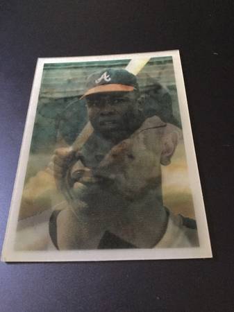 Hank Aaron Sportsflics Baseball Card Hall Of Fame Braves/B 1