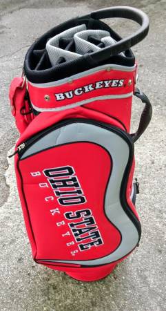 Ohio State Buckeyes Fairway Stand Golf Bag like New 1