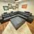 Modern Modular Black 🖤 Leather Sectional w/ Ottoman, + Storage 5 thumbnail