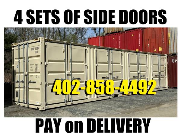 SIDE DOOR CONTAINERS - OPEN SIDE CONTAINER CONNEX CARGO STORAGE CONEX 1