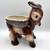 Vintage McCoy Ceramic Burro Donkey Basket Pattern Back Planter RARE 6 thumbnail