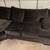 Sectional Couch / Sofa - Brown Fabric 4 thumbnail