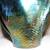 Iridescent Folded Handkerchief Glass Vase Artist Made 8 thumbnail