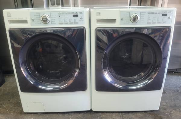 Kenmore Elite front loading washer and dryer 1