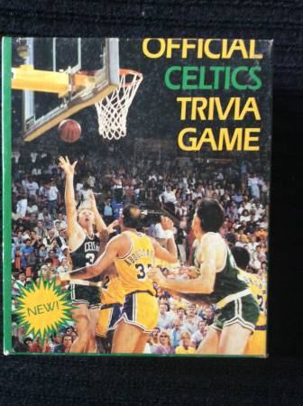 Celtics TRIVIA Game, (1,220) cards!, w/Box 1