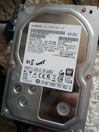 Hitachi 4TB SATA Hard Drive 1