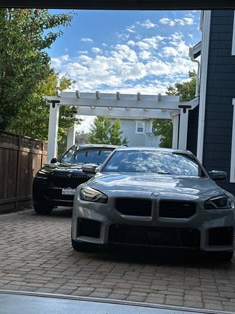 2024 BMW M2, g87,  Brooklyn gray and black leather with blue stiy - $65,000 (novato)63438691184899122