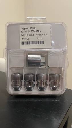 Mopar wheel locks 14MM x 1.5 1