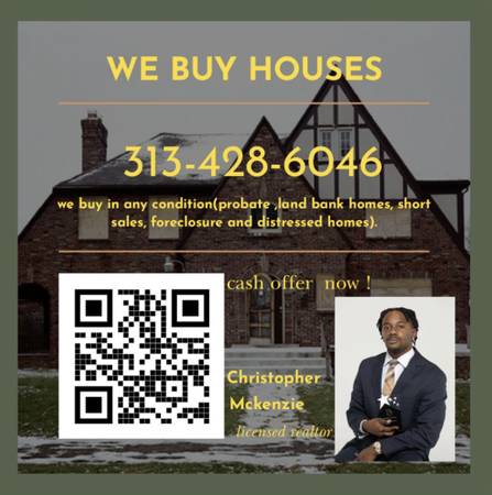 WE BUY HOUSES/SELL YOUR HOUSE 1