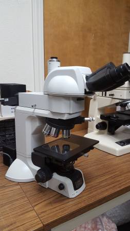 NIKON ECLIPSE LV100 D-U INDUSTRIAL 4X4 MICROSCOPE W/ DIC 1