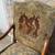 Antique needlepoint large chair excellent condition solid wood 5 thumbnail
