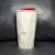 2013 Starbucks Coffee Mug Geometric Faceted White Ceramic Tumbler with Red Lid 4 thumbnail