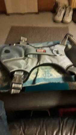 NEW KONG DS GREY DOG REFLECTIVE POCKET HARNESS (XL) 1