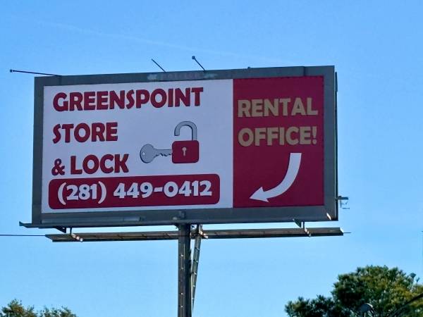 Lowest Self Storage Rates at Greenspoint Store & Lock! 1