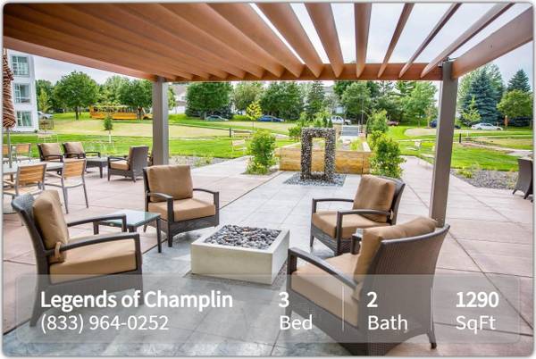 $1,978 / 3br - 1290ft2 - Let us help you find your next home! Check out this 3 bed, 2 bath! (Champlin)64048423040257120